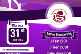 Denton Golf Club Announces Exclusive Ladies Membership