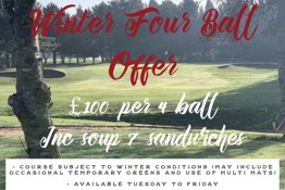 Winter Four Ball Offer