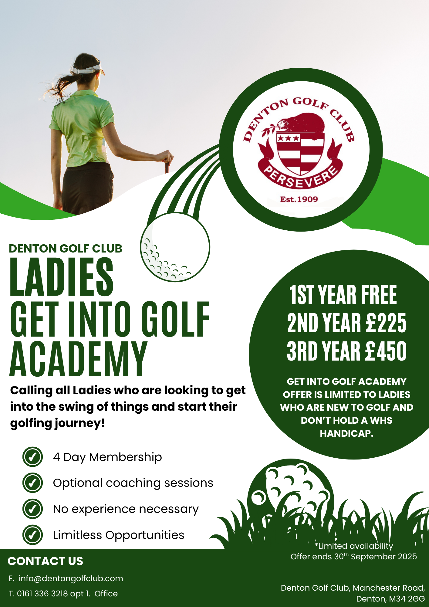 DGC Ladies GIG Academy Offer Ends 30 SEP 2025