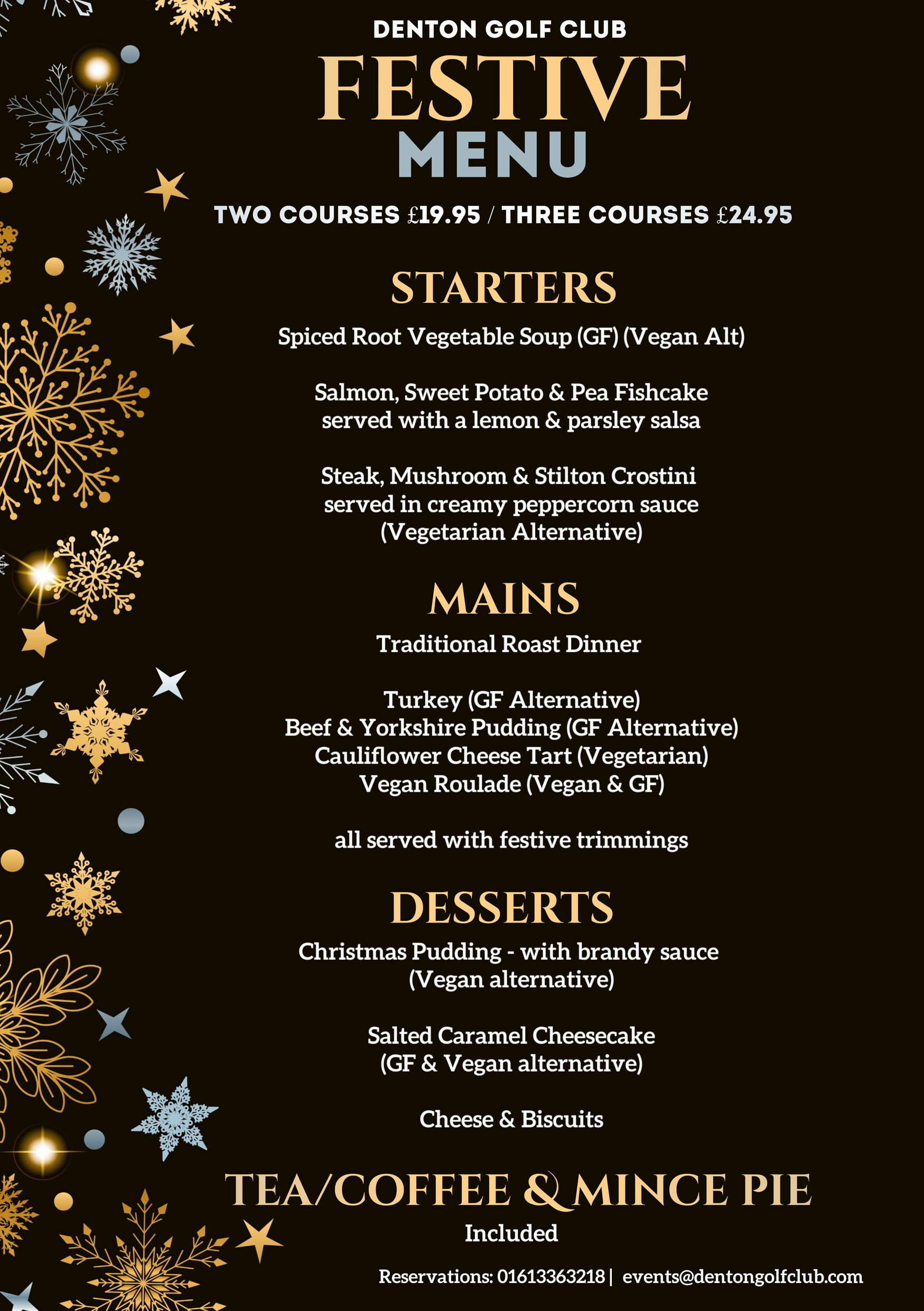 2024 Festive Menu