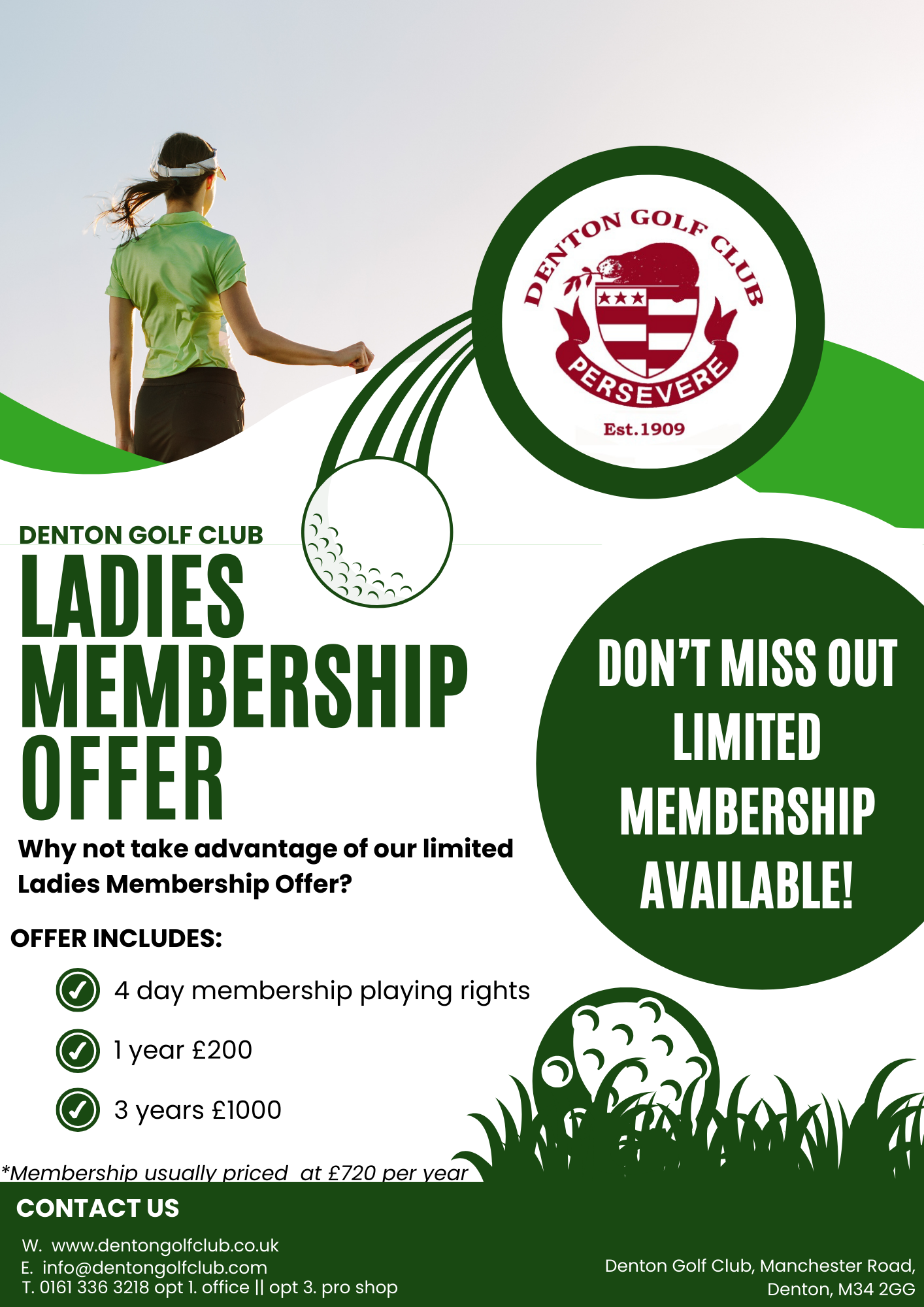 REVISED Ladies Membership Offer