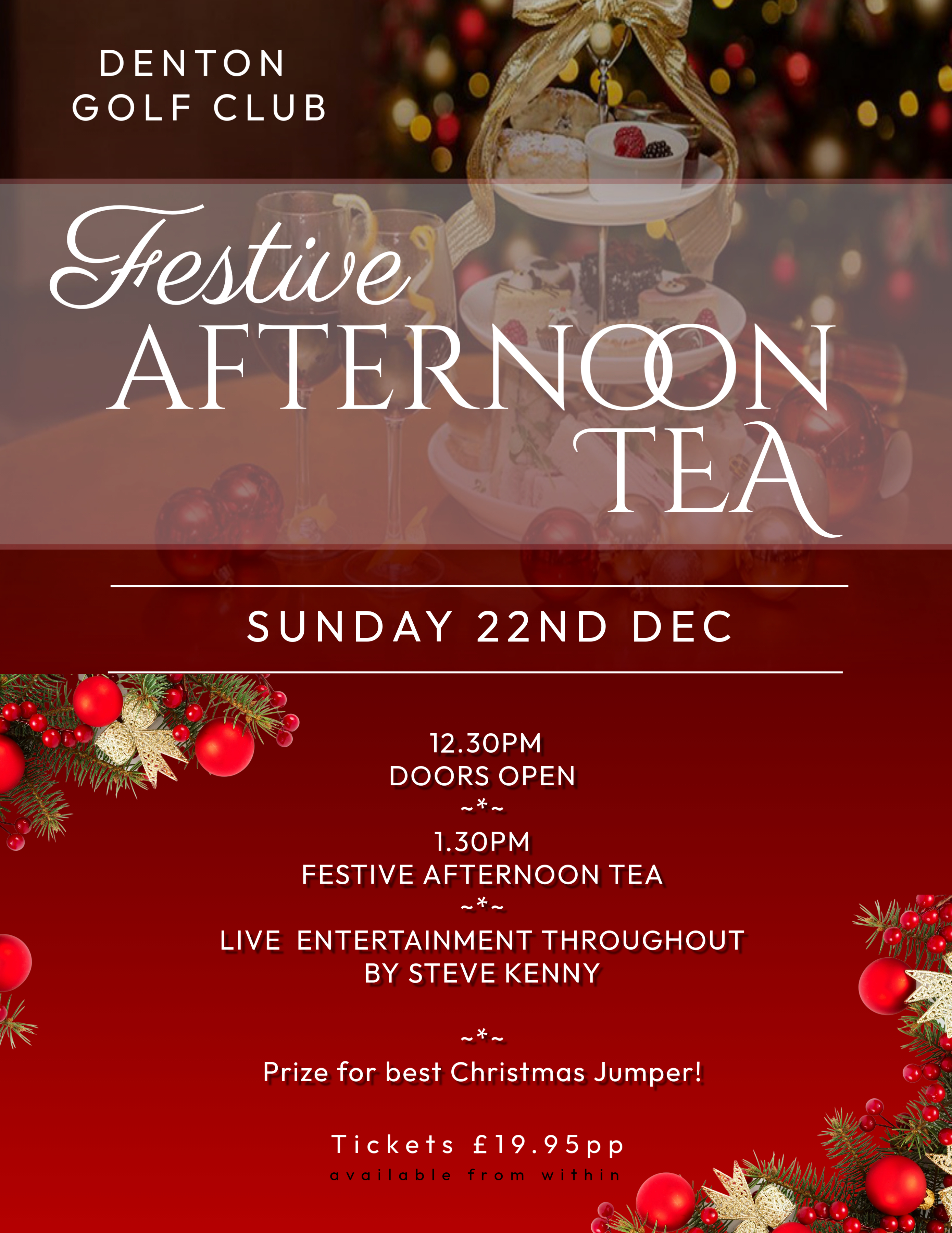 Festive Aftea Event Poster